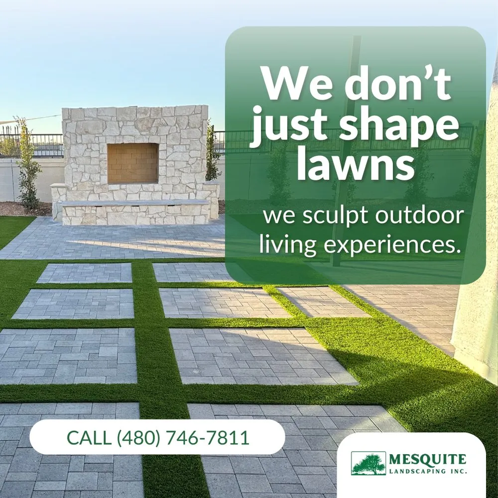 Professional yard maintenance in Queen Creek, AZ - Mesquite Landscaping