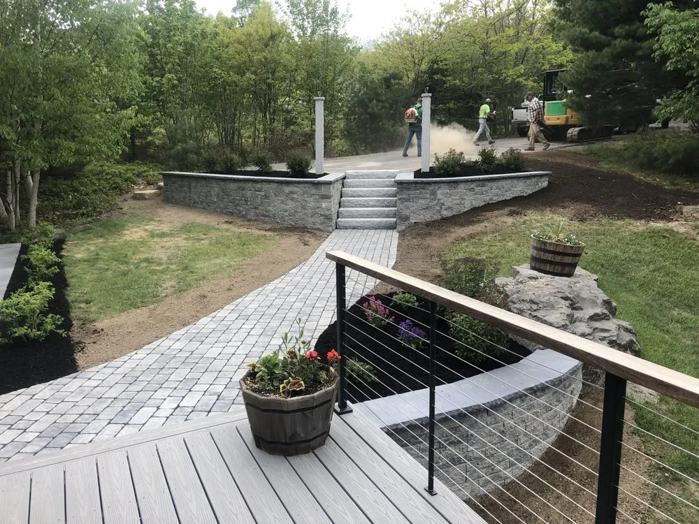 Affordable outdoor landscaping in Bucksport, ME by Messinger’s Hardscape Landscaping and Design