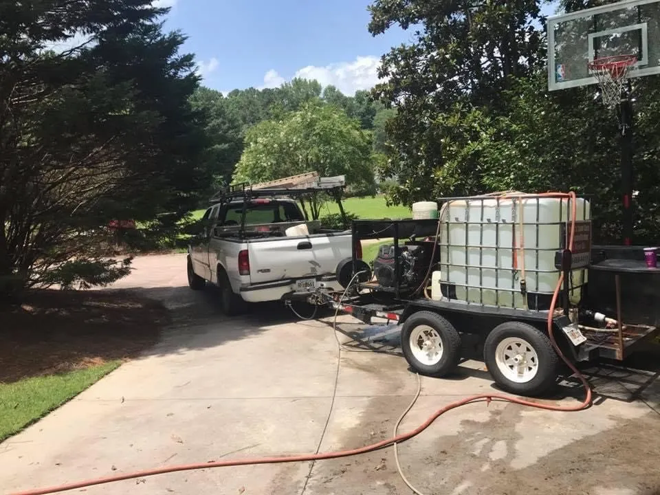 Custom landscape installation in Villa Rica, GA by Messy Call Jesse