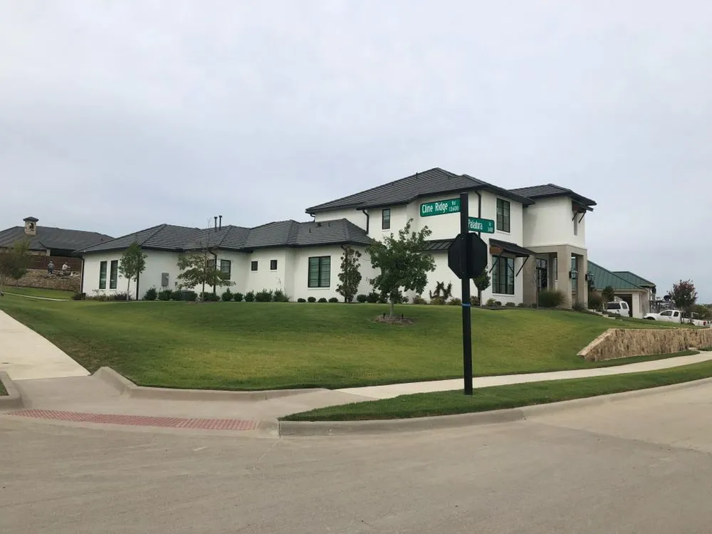 Custom landscape installation in Millsap, TX by Metro Irrigation and Landscape
