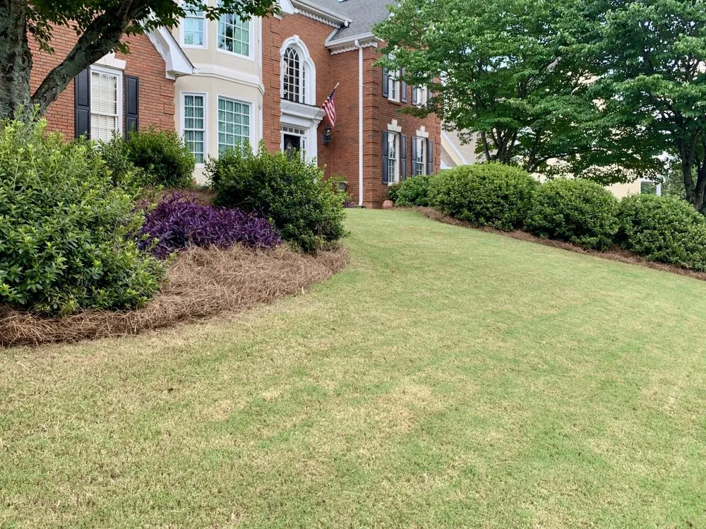 Professional landscape design in Alpharetta, GA by Metro Straw