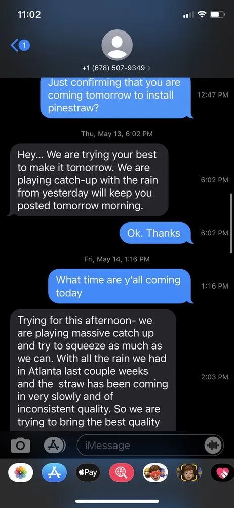 Local lawn mowing service for residential properties in Alpharetta, GA by Metro Straw