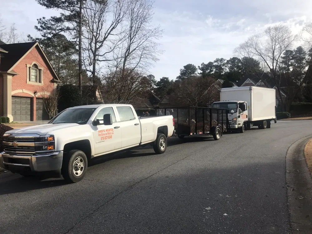 Custom residential landscaping for beautiful yards in Alpharetta, GA by Metro Straw