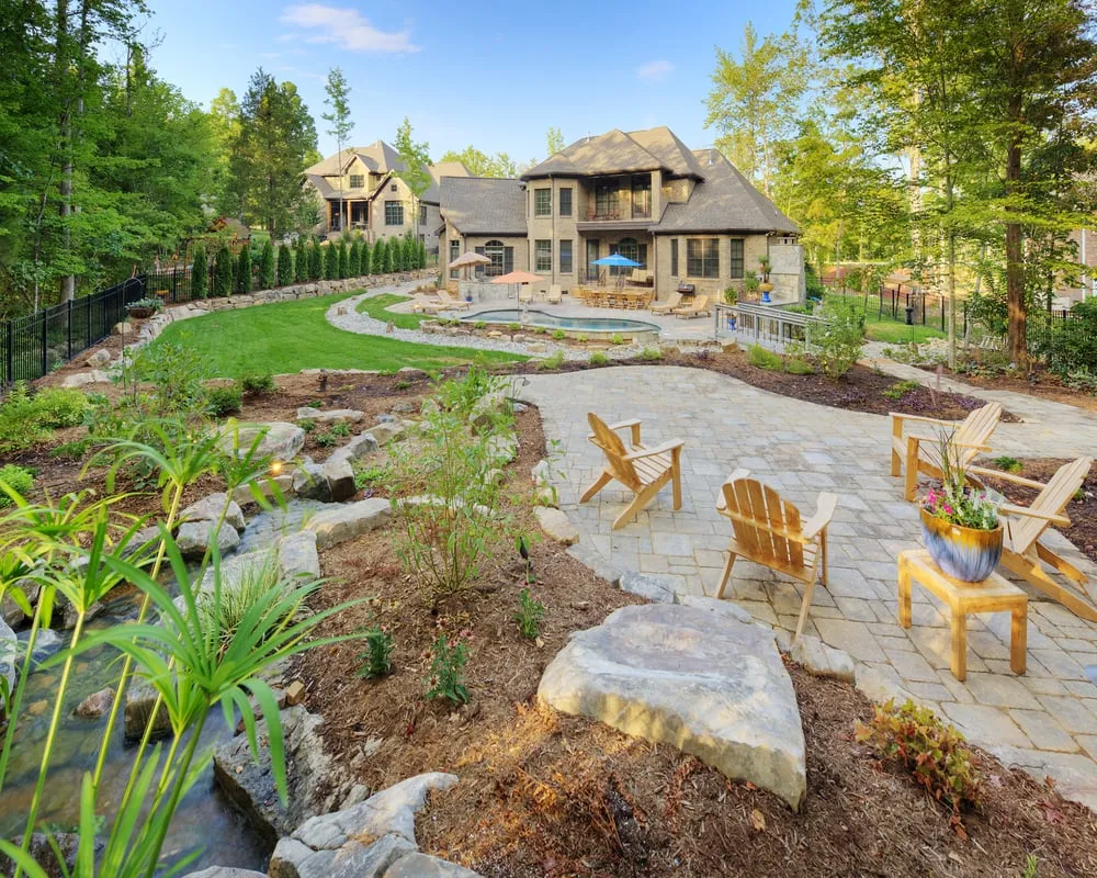 Affordable landscape installation for residential properties in Charlotte, NC by MetroGreenscape