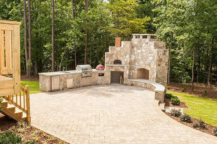 Professional yard cleanup service for beautiful yards in Charlotte, NC by MetroGreenscape