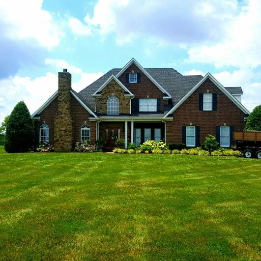 Custom outdoor landscaping with custom design across Russellville, KY - Meyerlea Lawn Service