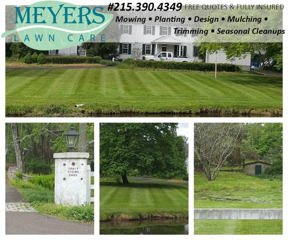 Professional lawn mowing service in Doylestown, PA - Meyers Lawn Care