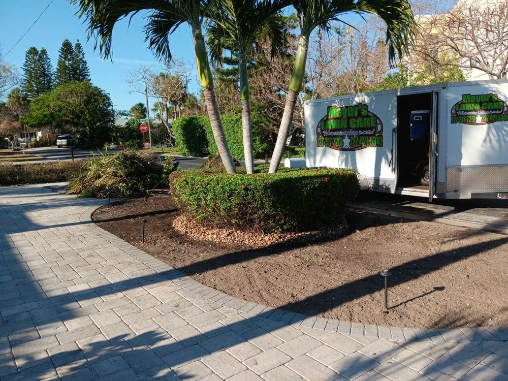Affordable yard maintenance for residential properties in Pinellas Paerk, FL by Meyer's Lawn Care