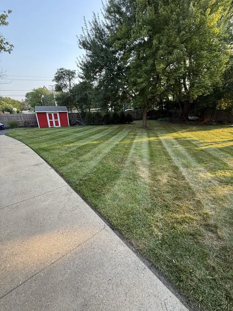 Affordable lawn mowing service for year-round maintenance across Waukegan, IL - Meza Exterior Services