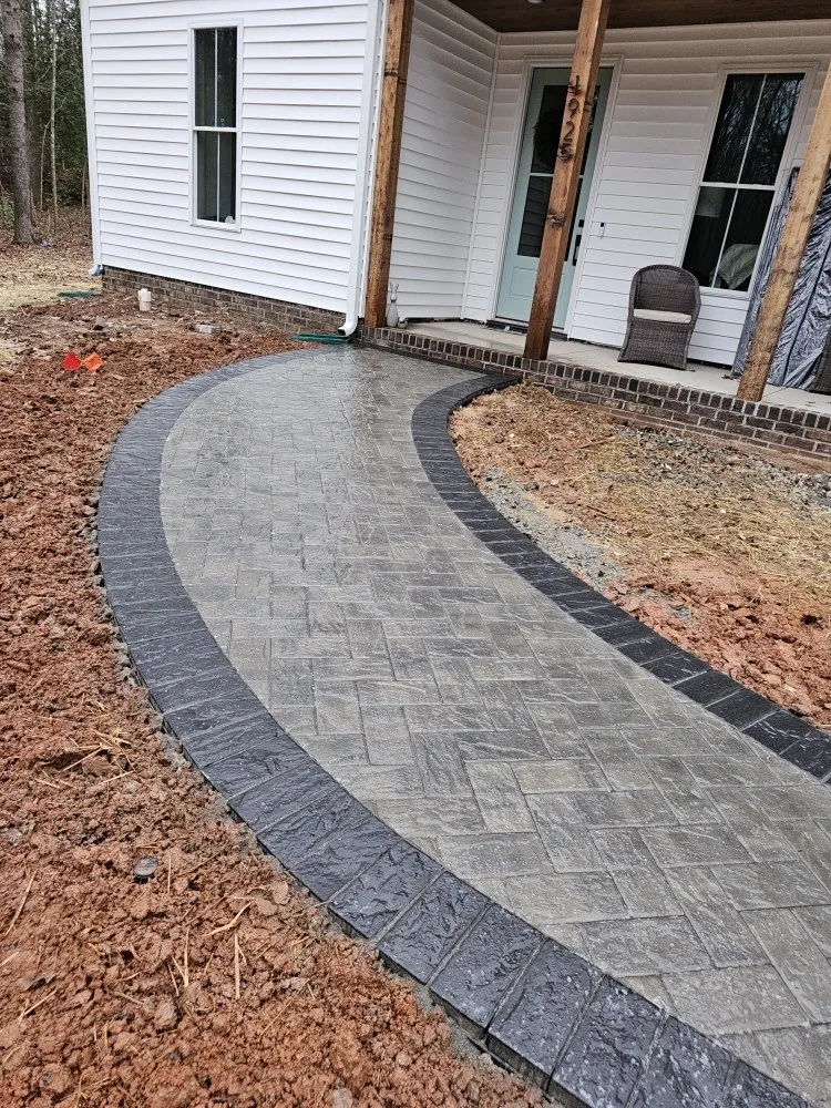 Custom garden landscaping in Midlothian, VA by Meza Hardscape