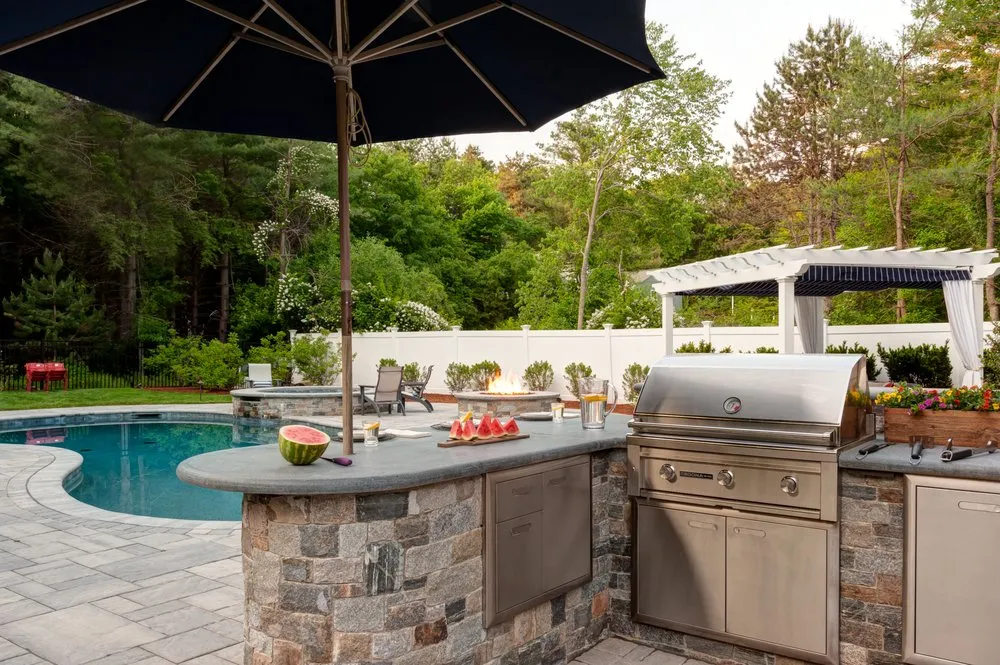 Expert yard maintenance in Walpole, MA by MF Landscape & Design