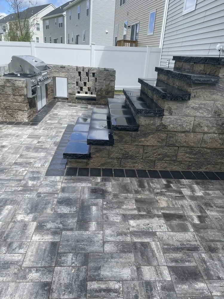 Expert lawn mowing service for outdoor upgrades in Hamilton, NJ by MG & J Landscaping