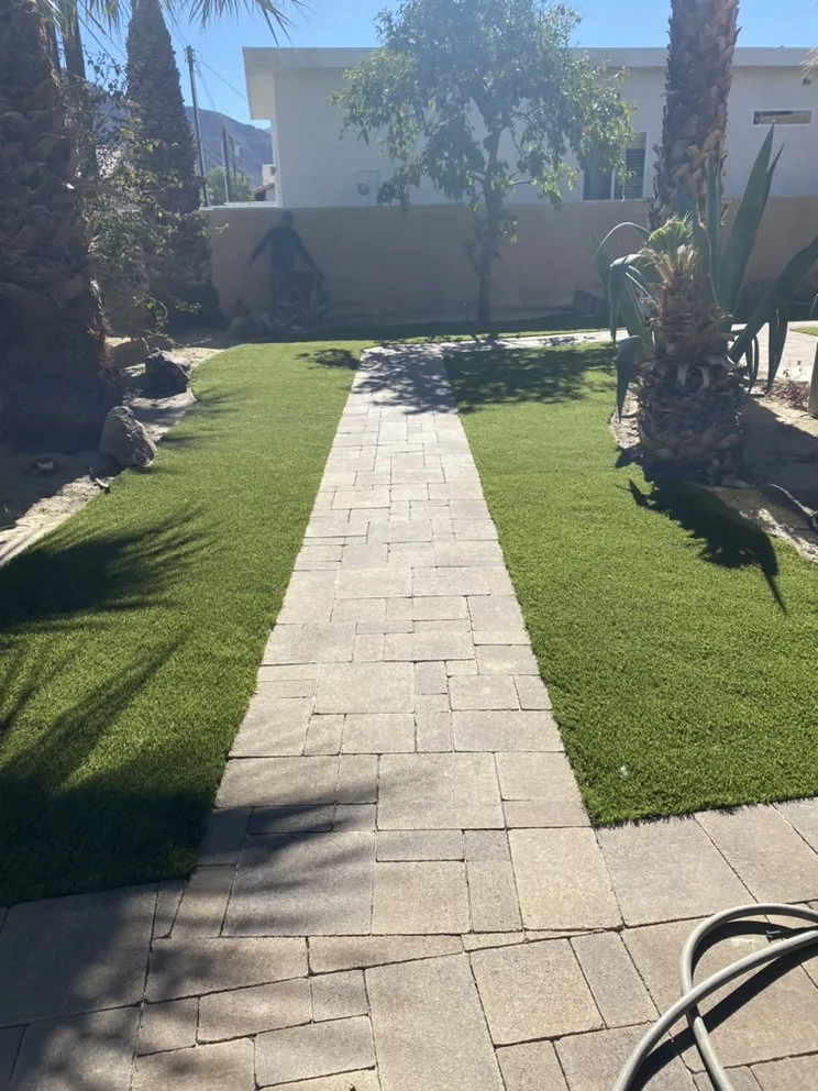 Reliable lawn mowing service with custom design in Palm Desert, CA by MG Landscape