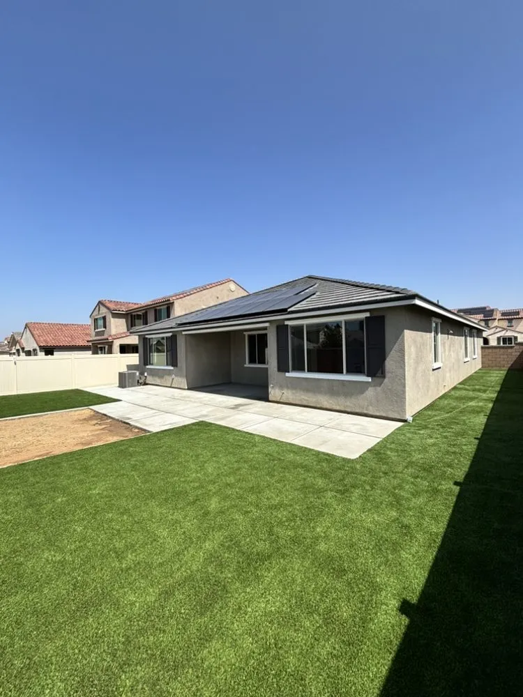 Custom landscape installation for homes in Menifee, CA by MG Landscaping Construction