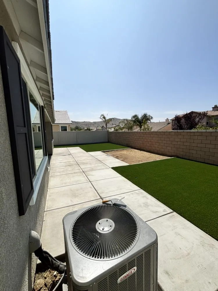 Local landscape installation with custom design in Menifee, CA by MG Landscaping Construction