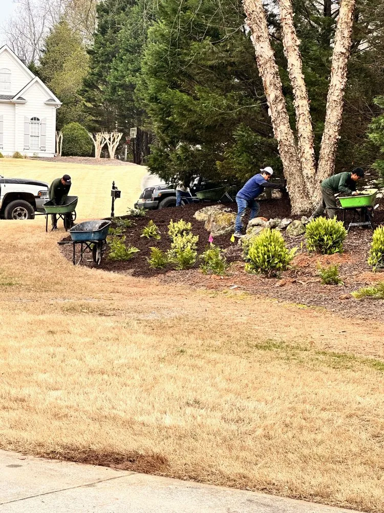 Local garden landscaping in Cumming, GA by M&G Landscaping