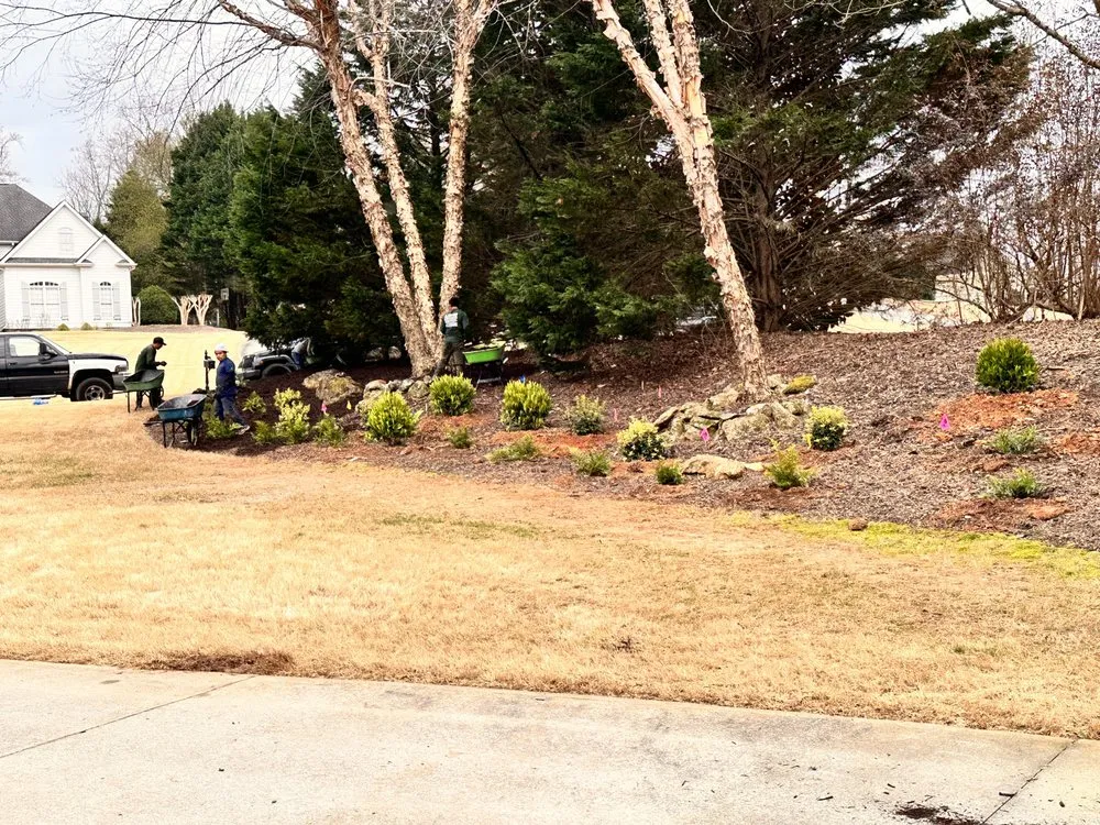 Local lawn mowing service for beautiful yards in Cumming, GA by M&G Landscaping