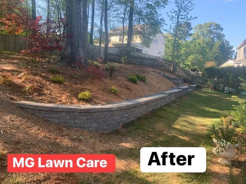 Custom lawn mowing service for homes in Durham, NC by Mg Lawn Care Services