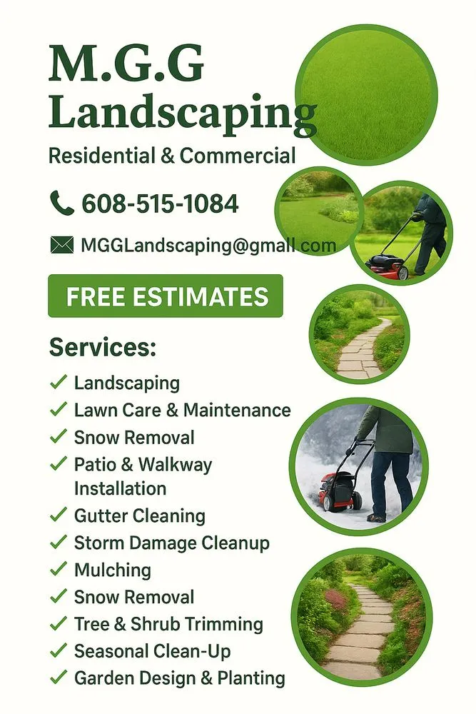 Professional yard maintenance for year-round maintenance in Fitchburg, WI by MGG Landscaping