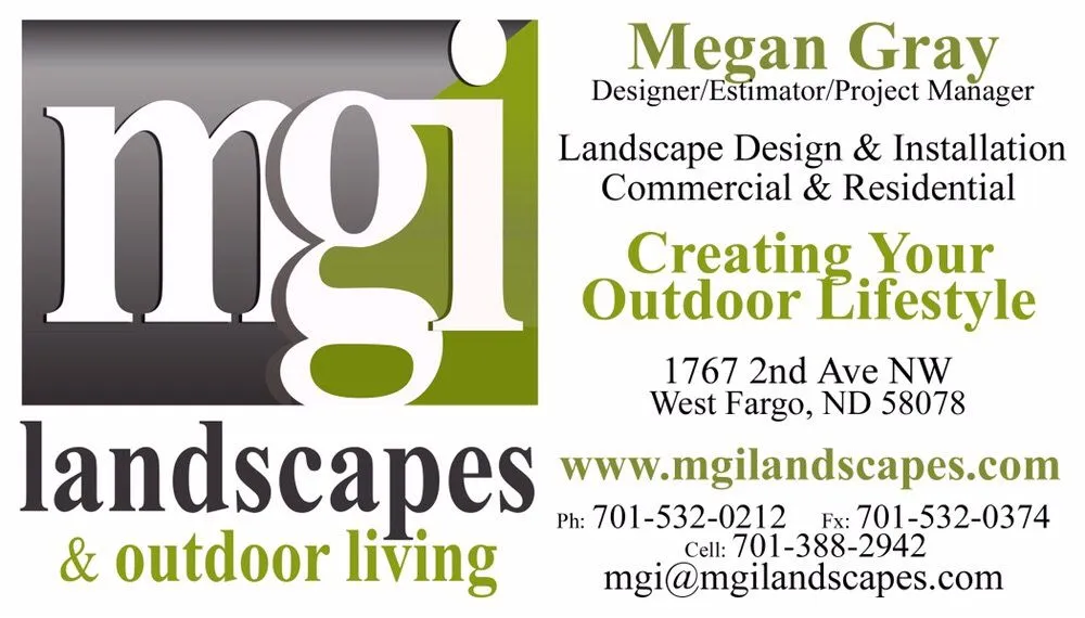 Expert residential landscaping with custom design in West Fargo, ND by MGI Landscapes