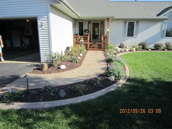 Professional outdoor landscaping in Rockton, IL by MGM Excavating & Landscaping