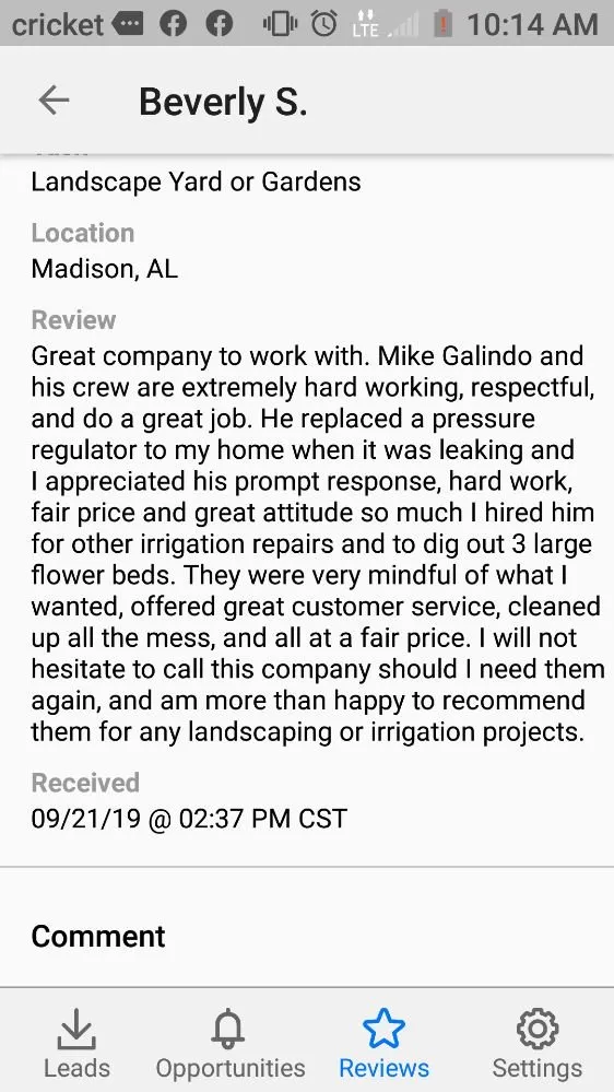 Top-rated lawn care service experts serving Toney, AL - MG's Landscaping and Irrigation