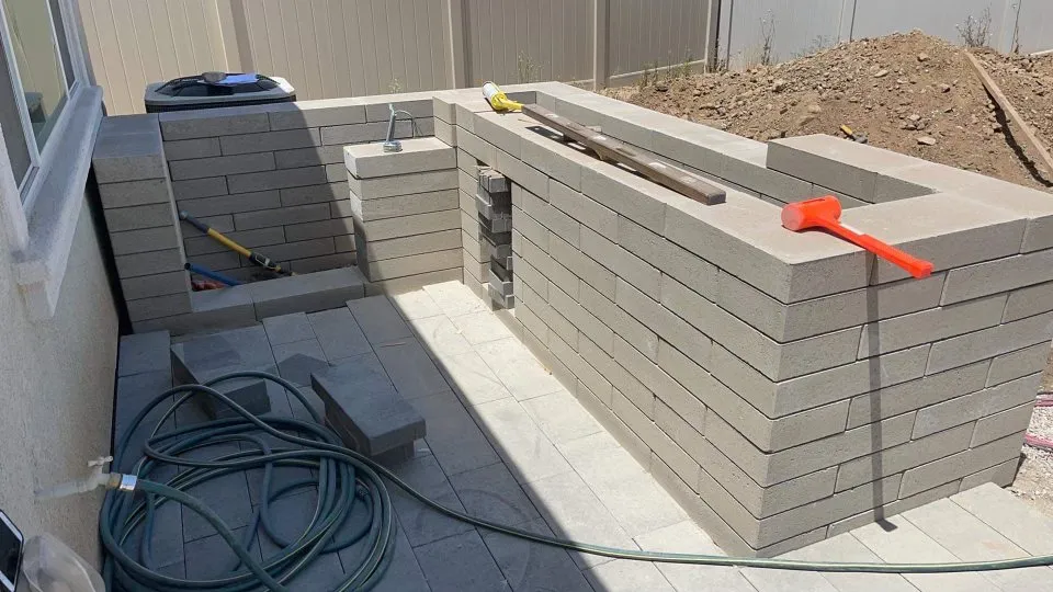 Custom outdoor landscaping with custom design in Escondido, CA by MH construction & Landscaping