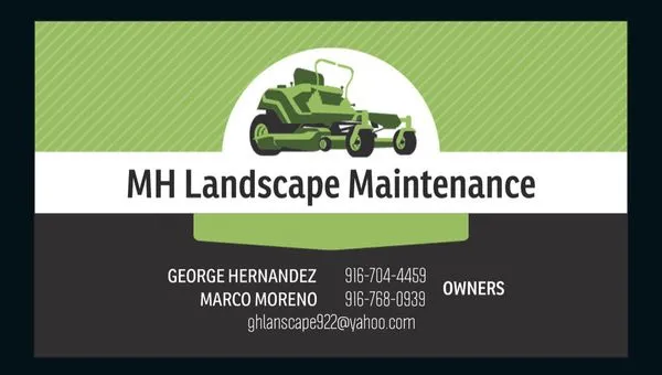 MH landscape Maintenance Logo