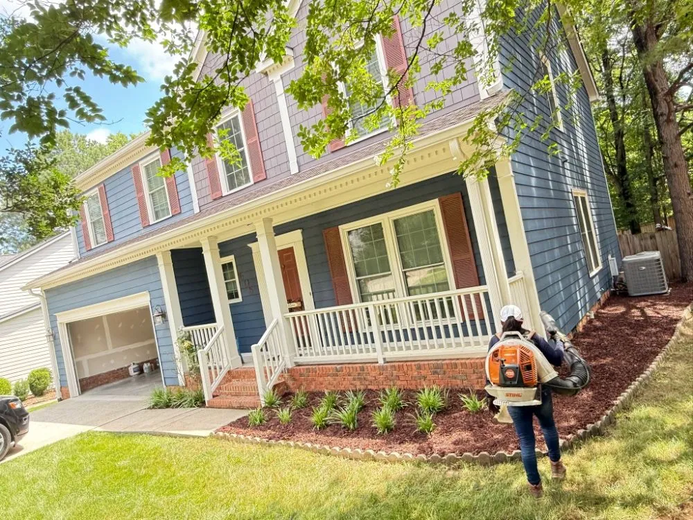 Professional landscape installation for homes across Raleigh, NC - M&H Landscaping & Tree Services