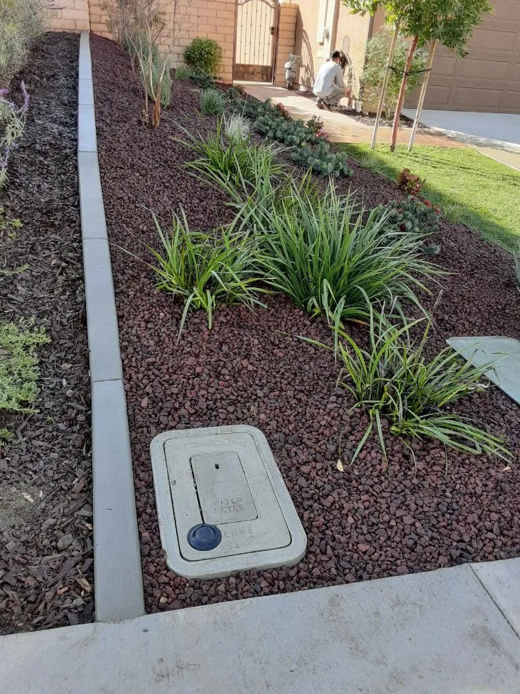 Local yard maintenance for beautiful yards in Perris, CA by MH Landscaping