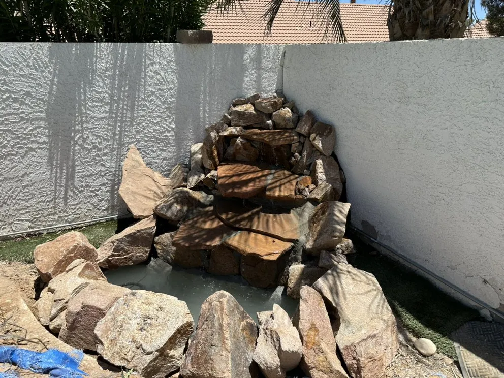 Custom garden landscaping in Las Vegas, NV by MHT Cleaning Service And Landscaping