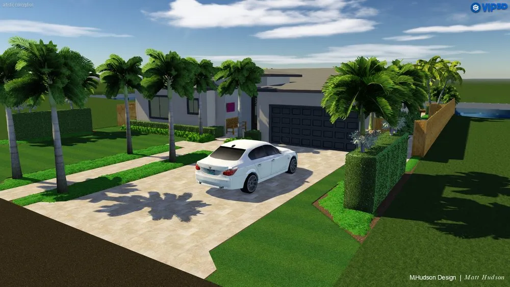 Affordable yard cleanup service for homes in Jupiter, FL by M.Hudson Design