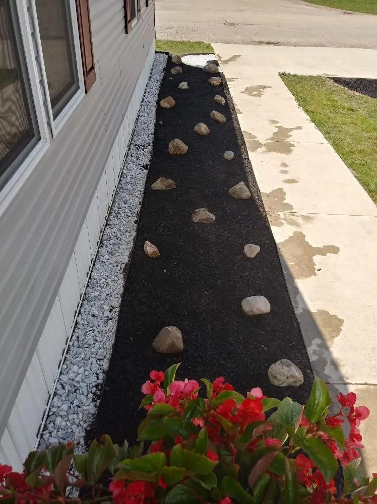 Local outdoor landscaping for homes in Newaygo, MI by MI Landscape Guy