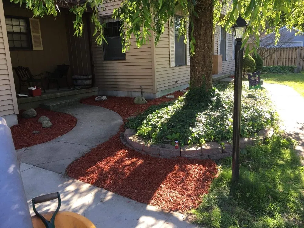 Custom outdoor landscaping in Newaygo, MI by MI Landscape Guy