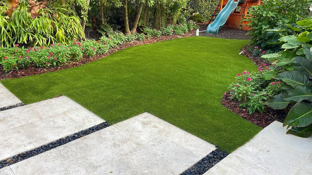 Top-rated lawn mowing service with custom design across Miami, FL - Miami Artificial Turf And Landscaping