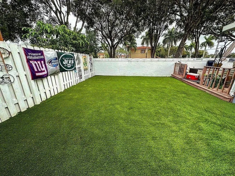 Professional lawn mowing service in Miami, FL by Miami Artificial Turf And Landscaping