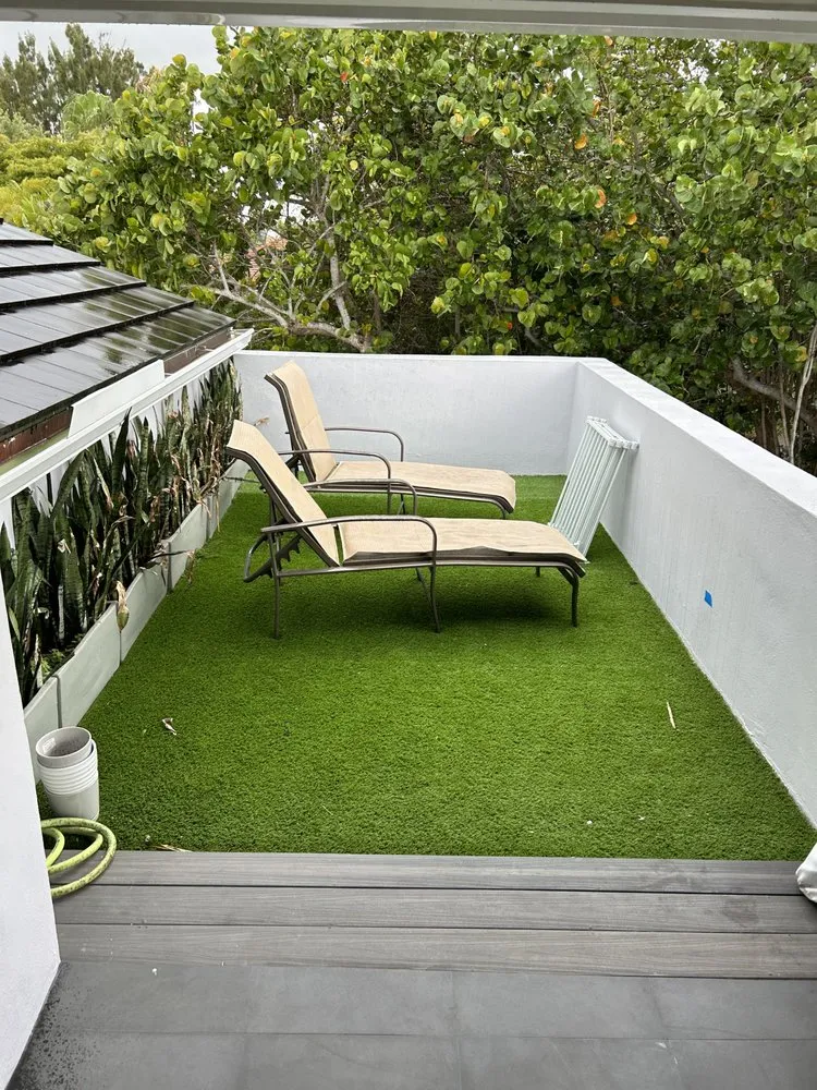 Professional lawn mowing service for homes in Miami, FL by Miami Outdoor Living