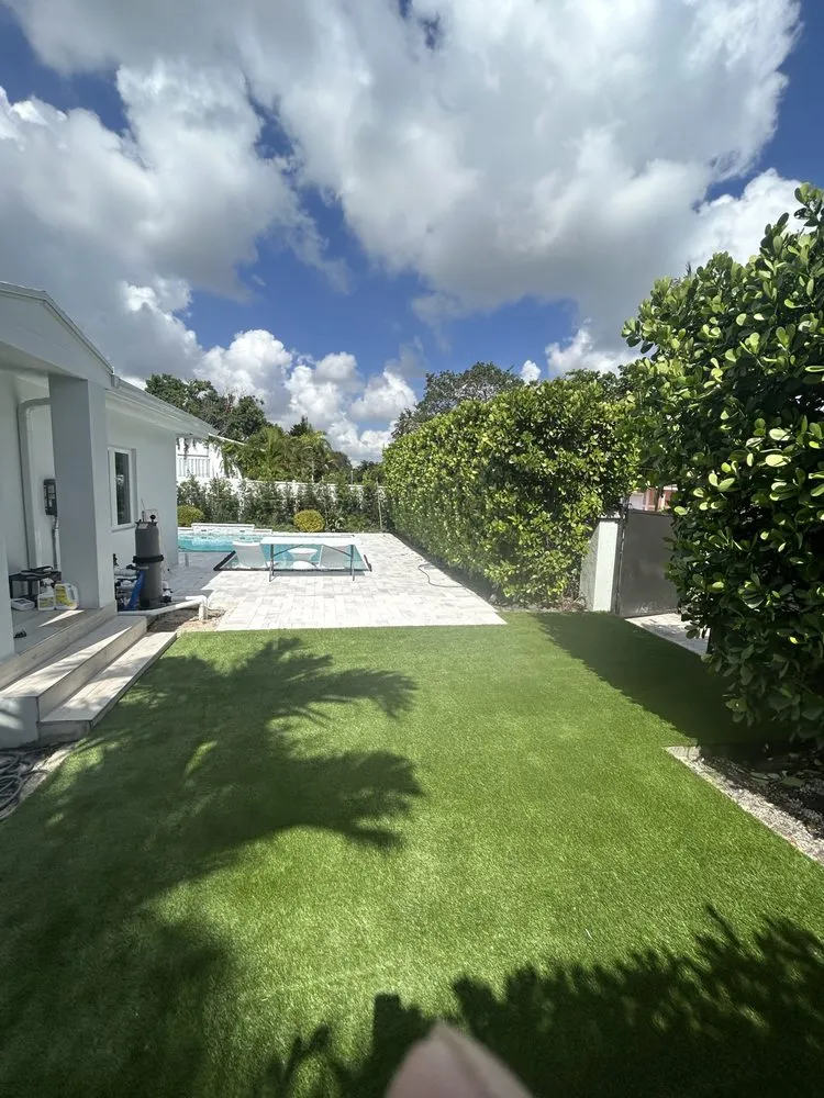 Custom garden landscaping with custom design across Miami, FL - Miami Outdoor Living