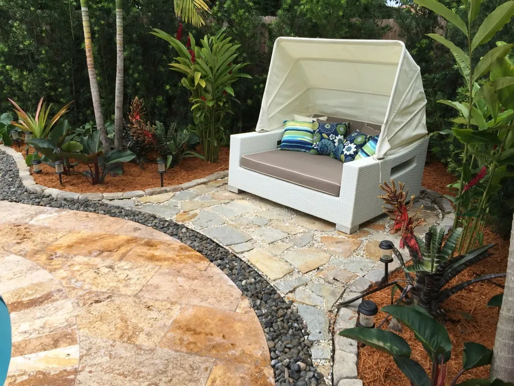 Professional garden landscaping with custom design across North Miami, FL - Miami Shores Landscape