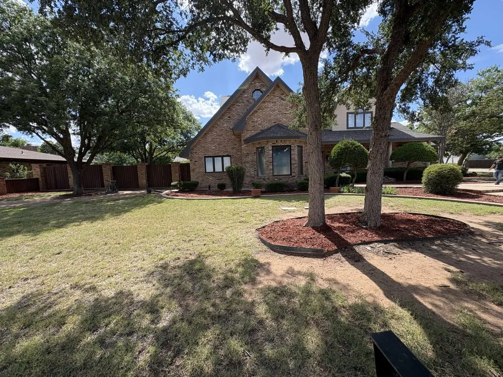 Professional lawn mowing service for residential properties in Snyder, TX by Michael and Miranda’s Lawn Care