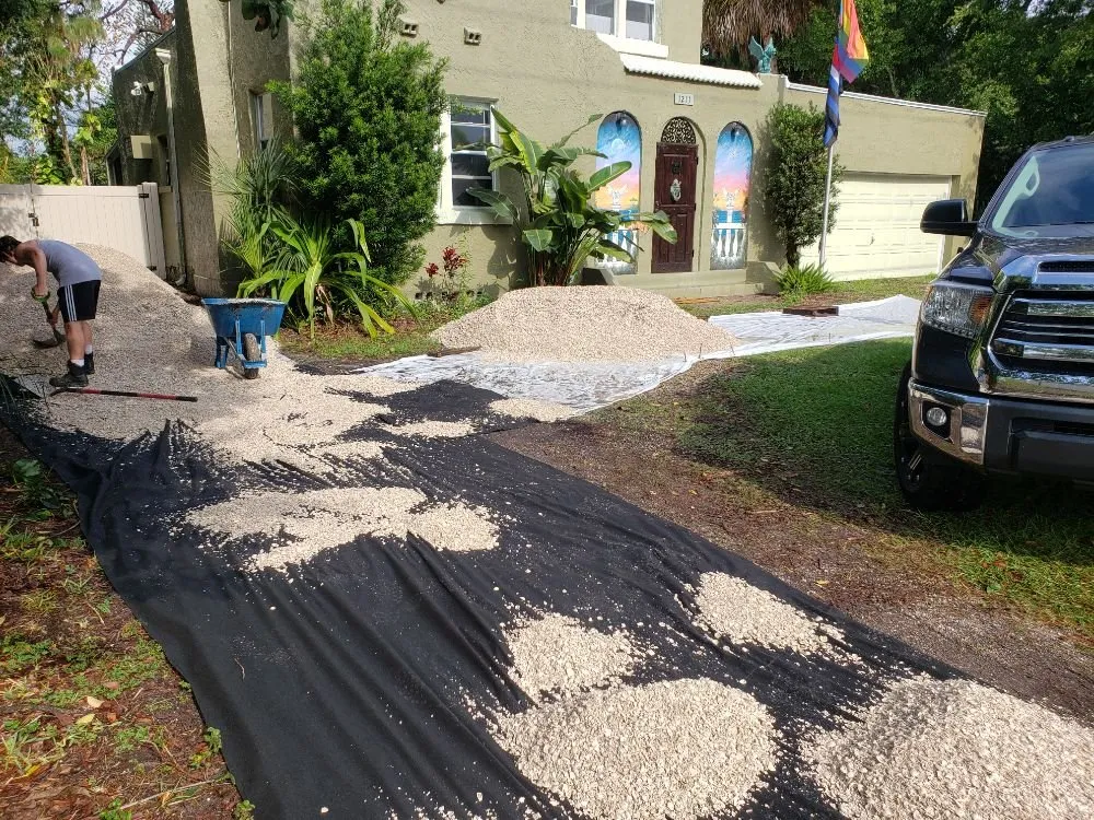 Professional garden landscaping in Gulfport, FL by Michael Bosch Landscaping