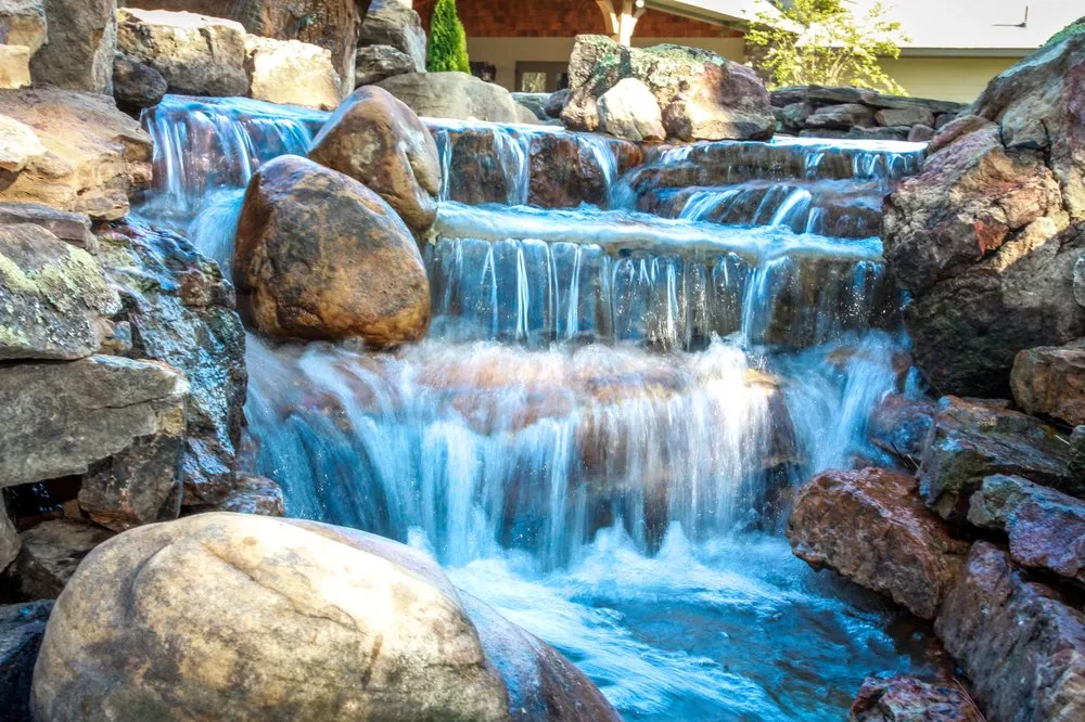 Professional outdoor landscaping in Olive Branch, MS by Michael Hatcher & Associates