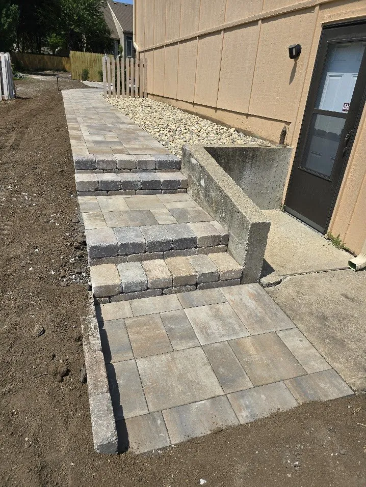 Trusted lawn mowing service for residential properties in Lee's Summit, MO by Michael Jackson Hardscaping