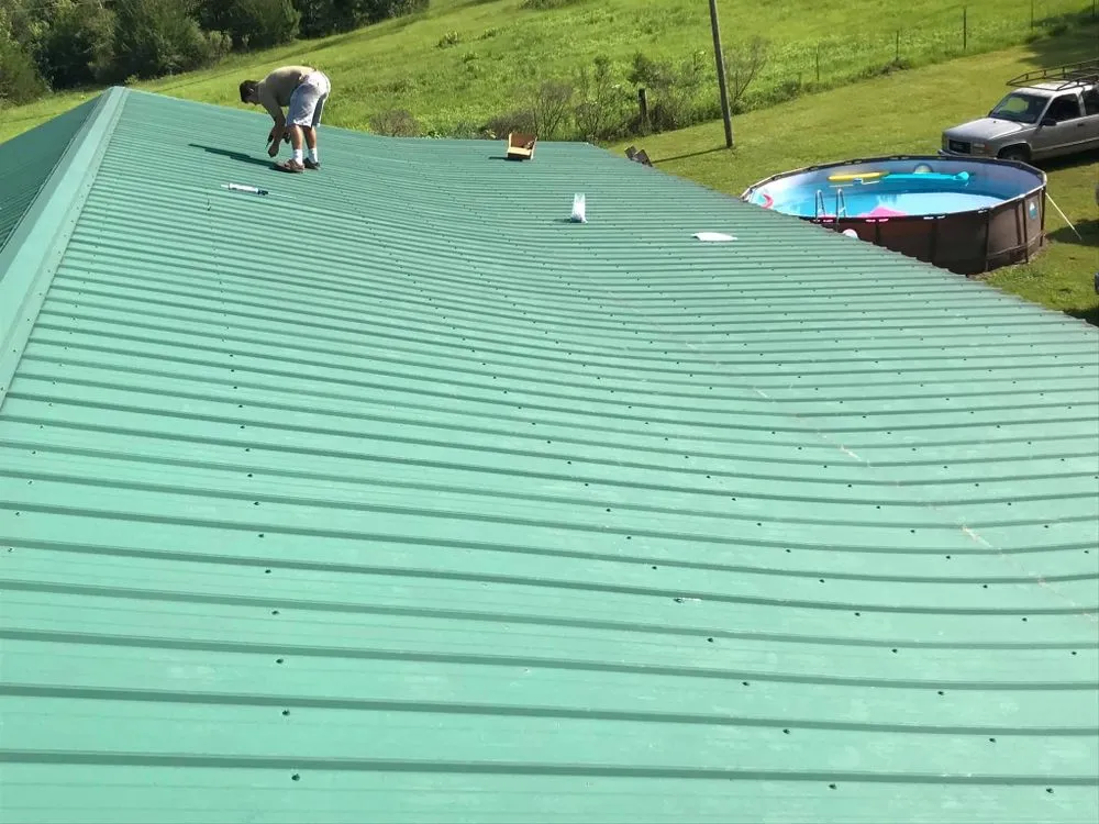 Custom outdoor landscaping in Carthage, MS by Michael Roebuck Garage Door & Roofing Repair