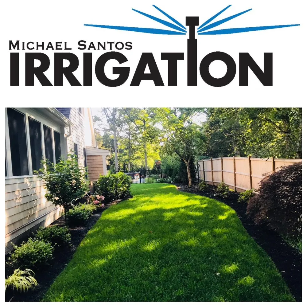 Custom garden landscaping in Brewster, MA by Michael Santos Irrigation