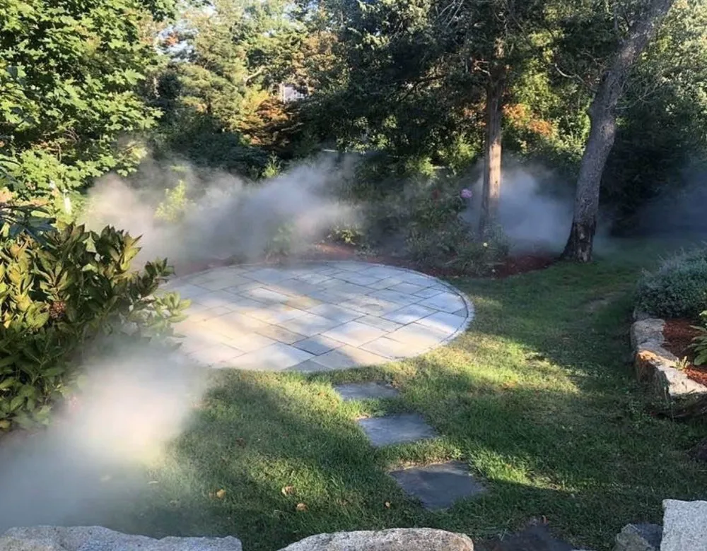 Professional outdoor landscaping for outdoor upgrades in Brewster, MA by Michael Santos Irrigation