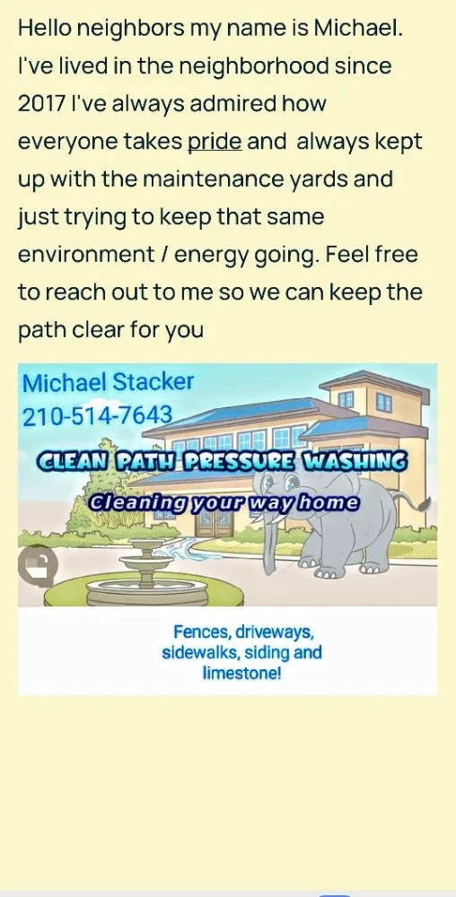 Custom yard cleanup service in San Antonio, TX by Michael Stacker