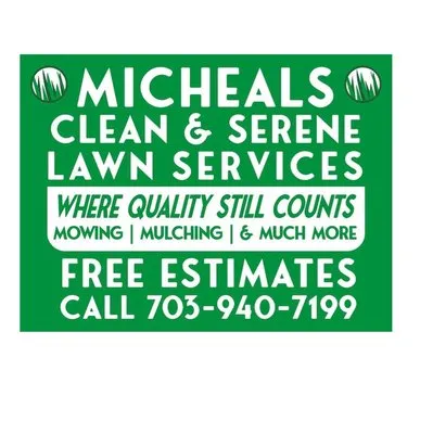Michael’s Clean and Serene Lawn Services Logo