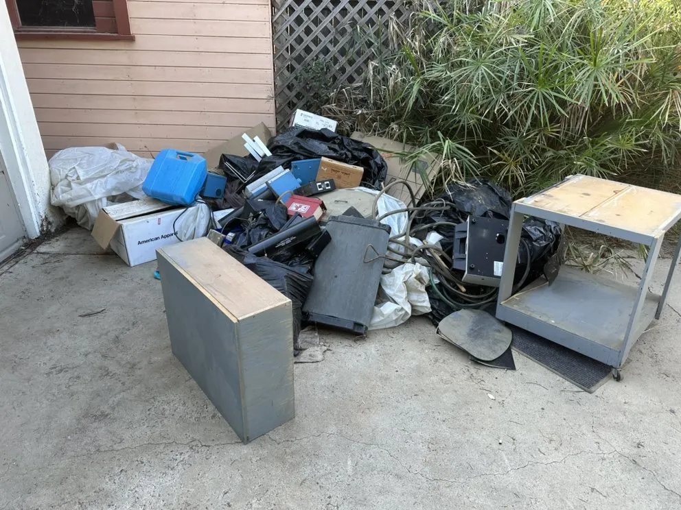 Custom landscape installation in Hanford, CA by Michael’s Junk Removal