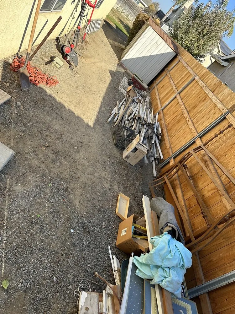 Custom landscape design for year-round maintenance in Hanford, CA by Michael’s Junk Removal